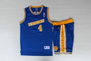 Maillot De Basket Golden State Warriors Engrener Retro Bleu Survetements et Short